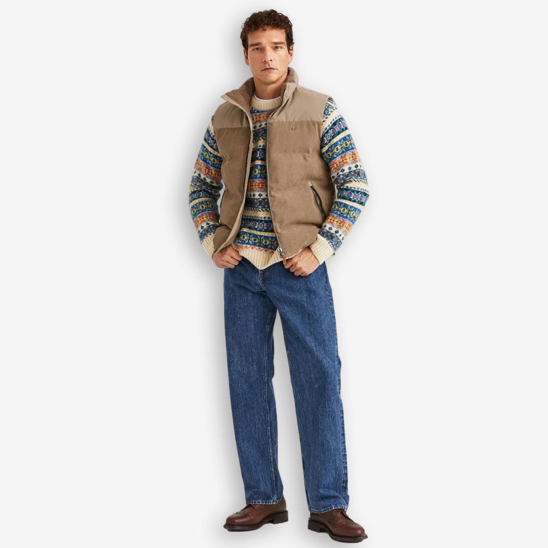 Catton Puffer Vest Khaki