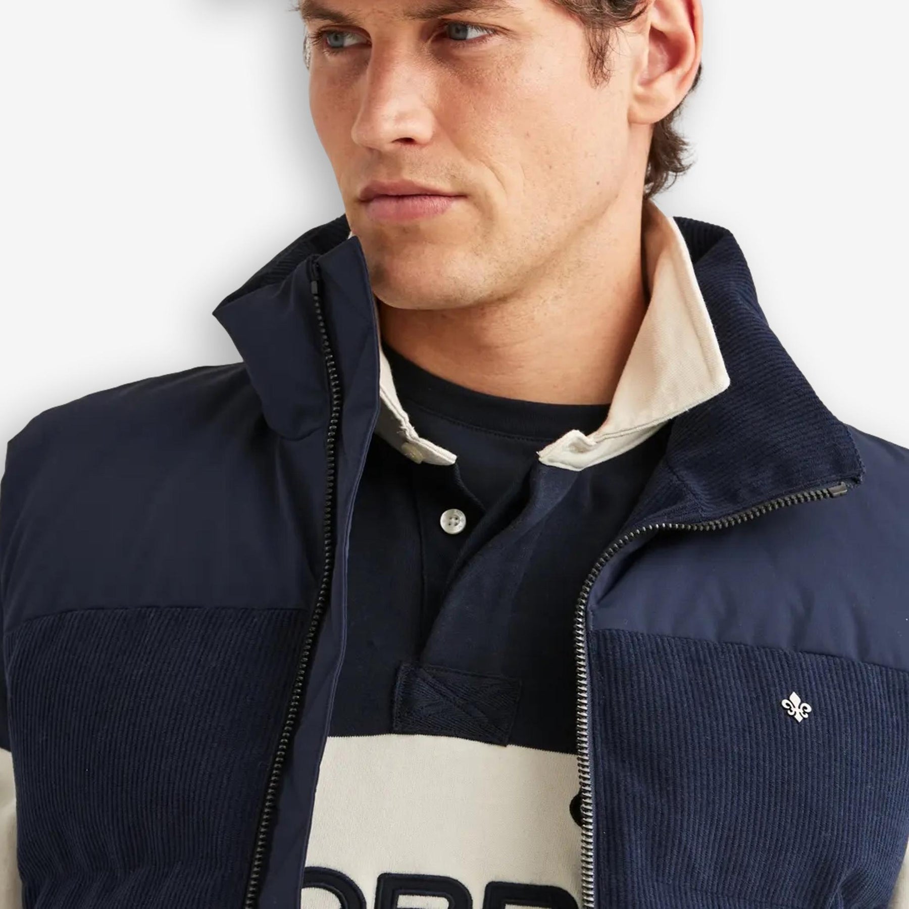 Catton Puffer Vest Navy