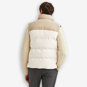 Catton Puffer Vest Offwhite-Morris Stockholm-Phrase