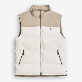 Catton Puffer Vest Offwhite-Morris Stockholm-Phrase