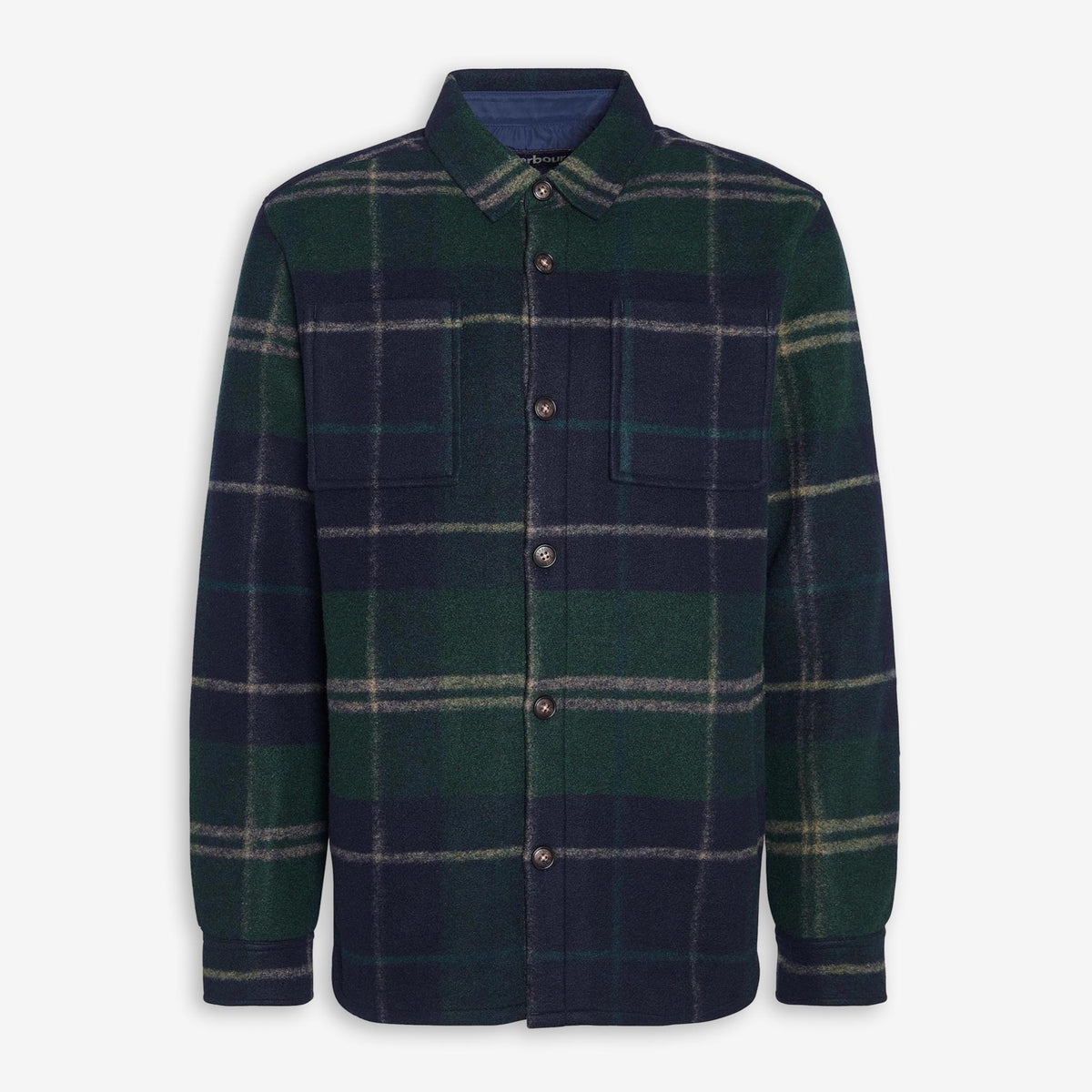 Chapter Checked Overshirt Green-Barbour-Phrase