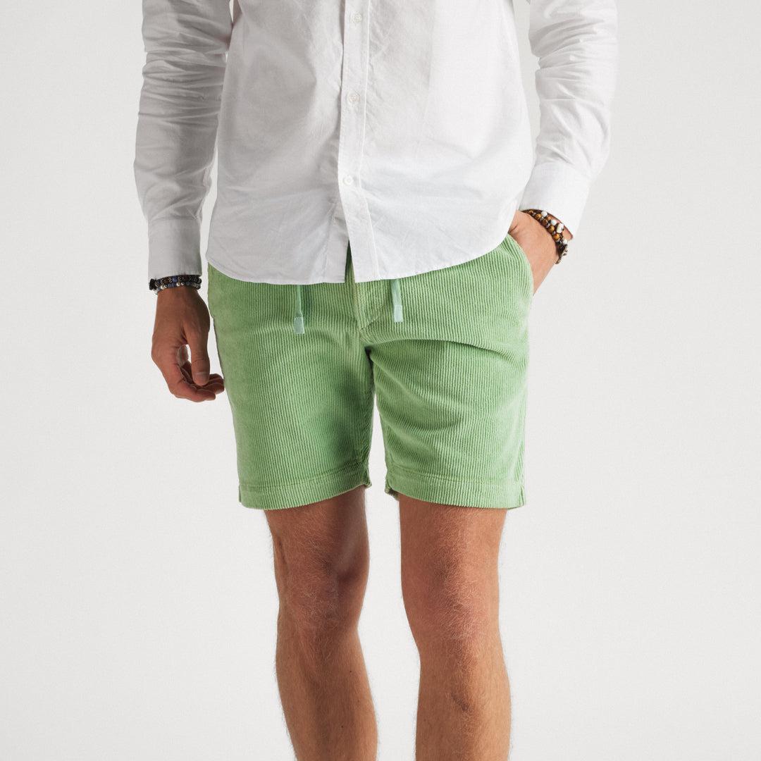 Cord Shorts Green