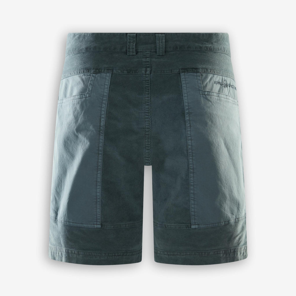 Corduroy Blocked Shorts Blue