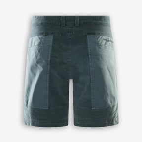 Corduroy Blocked Shorts Blue