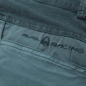 Corduroy Blocked Shorts Blue