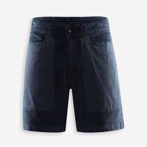 Corduroy Blocked Shorts Dark Blue