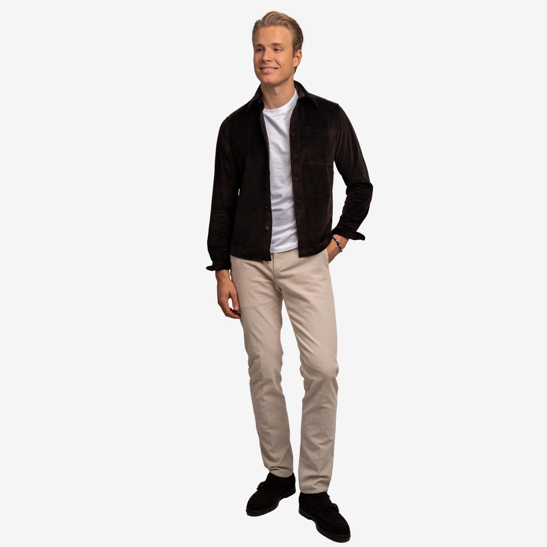 Corduroy Overshirt Brown