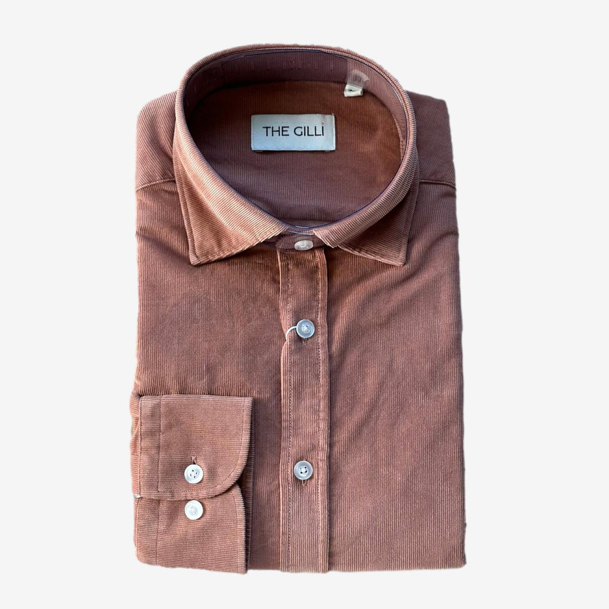 Corduroy Shirt Rust