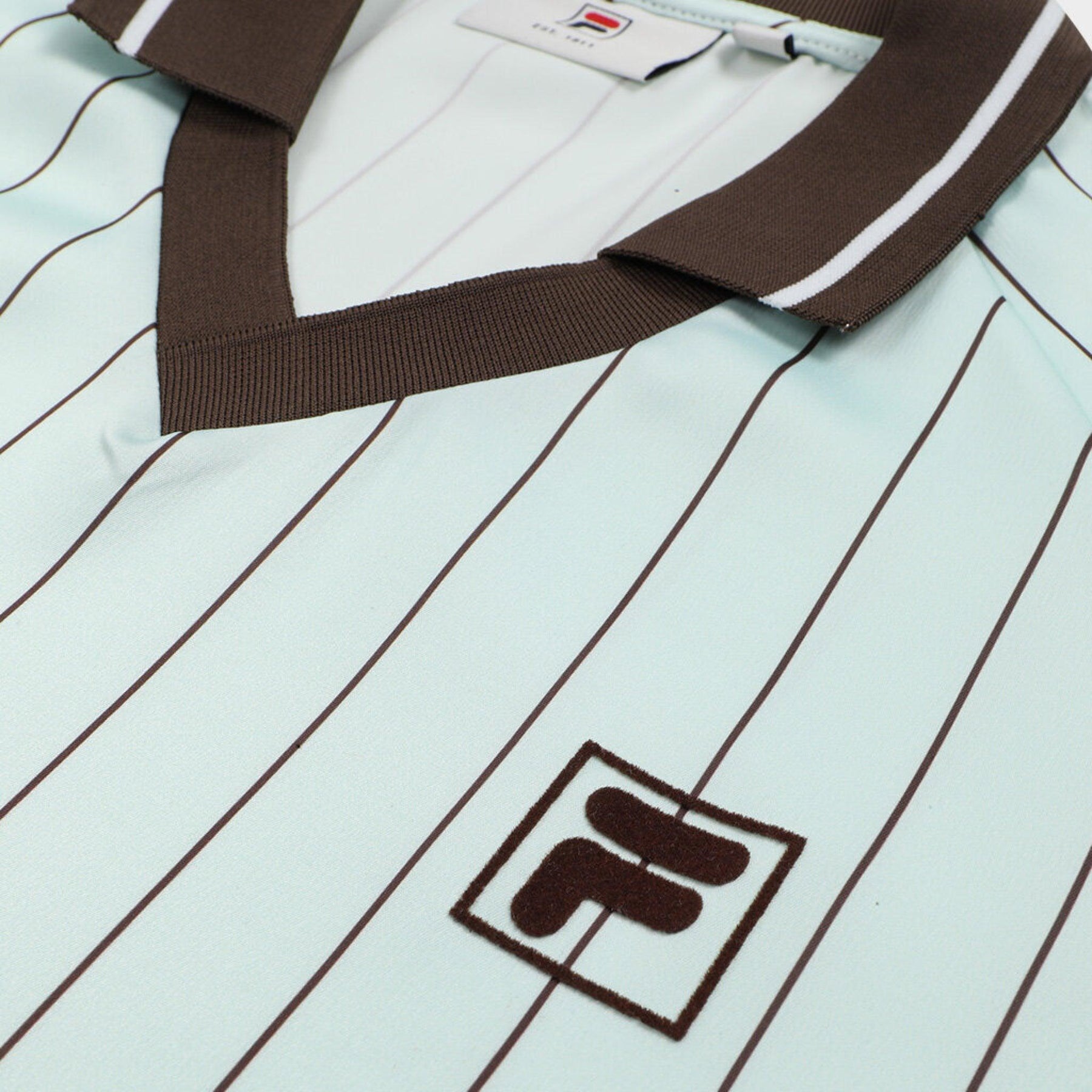 Coverciano Pinstriped Satin Shirt Green