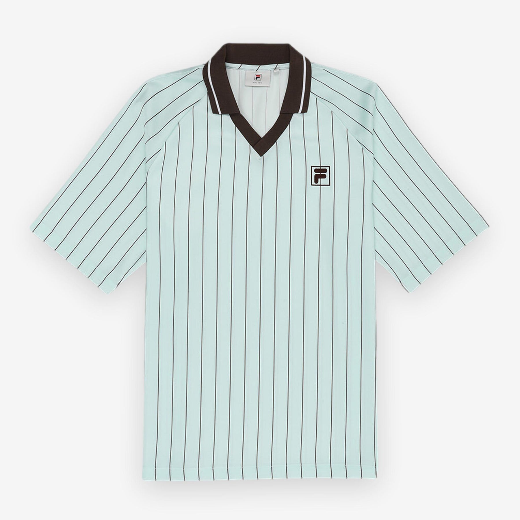 Coverciano Pinstriped Satin Shirt Green