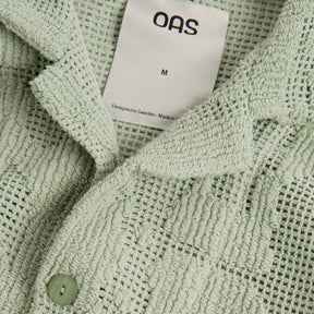 Cuba Crochet Shirt Galbanum
