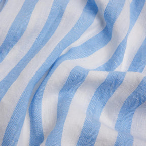 Cuba Linen Shirt Blue Stripe