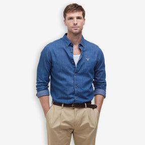 Denim Crest Shirt Chambray Blue