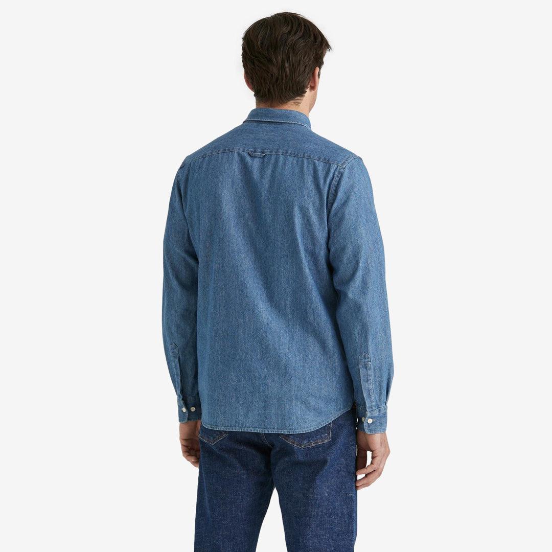 Morris Denim Shirt Blue