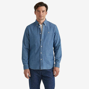 Morris Denim Shirt Blue