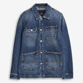 Denim Shirt Jacket Blue
