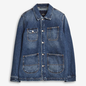 Denim Shirt Jacket Blue