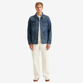 Denim Shirt Jacket Blue