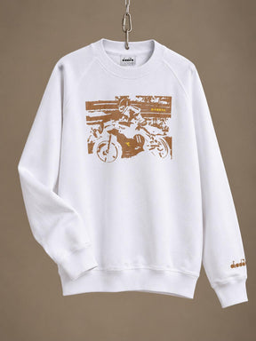Legacy Crewneck Racing White