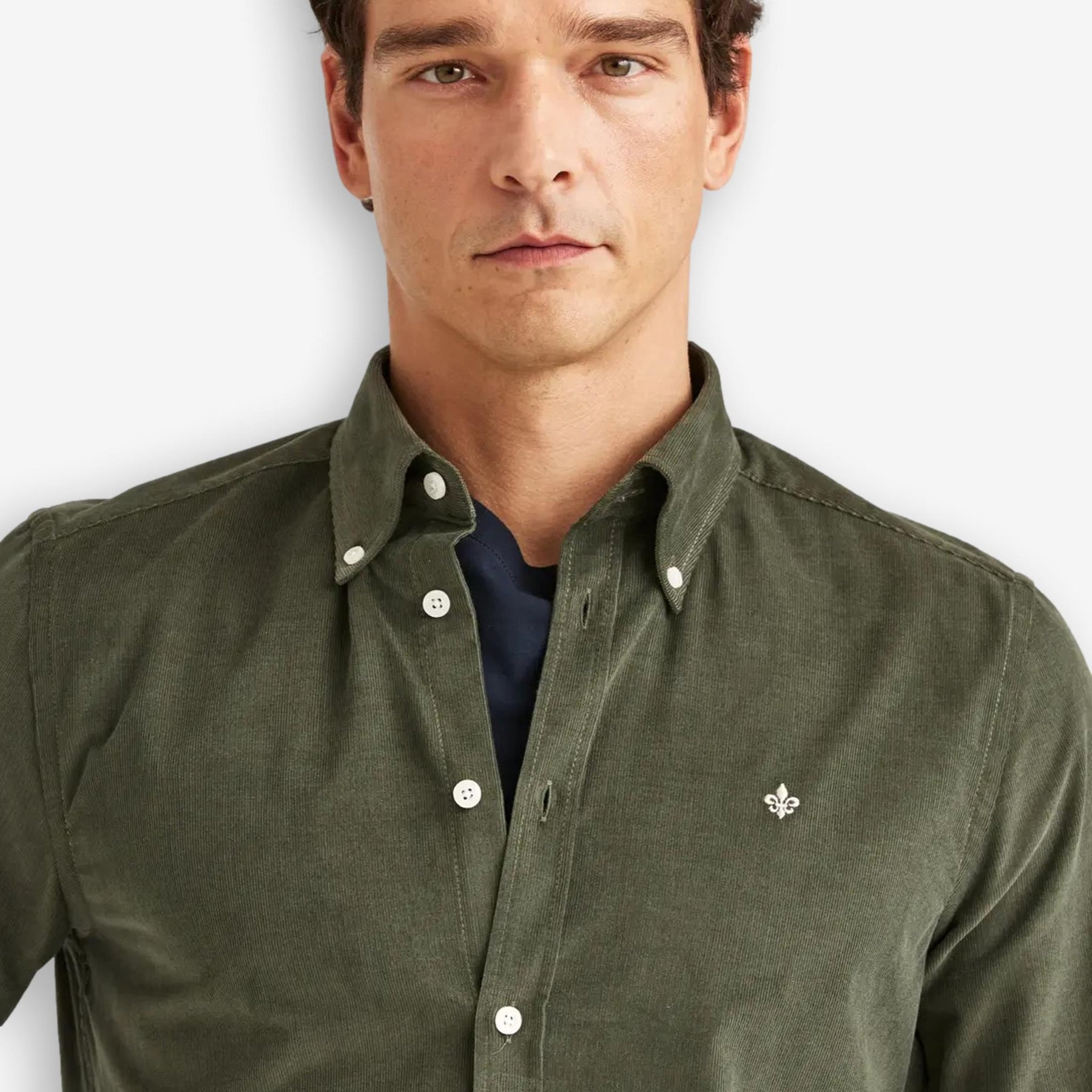 Douglas Corduroy Shirt Olive