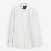 Douglas Linen Shirt Offwhite