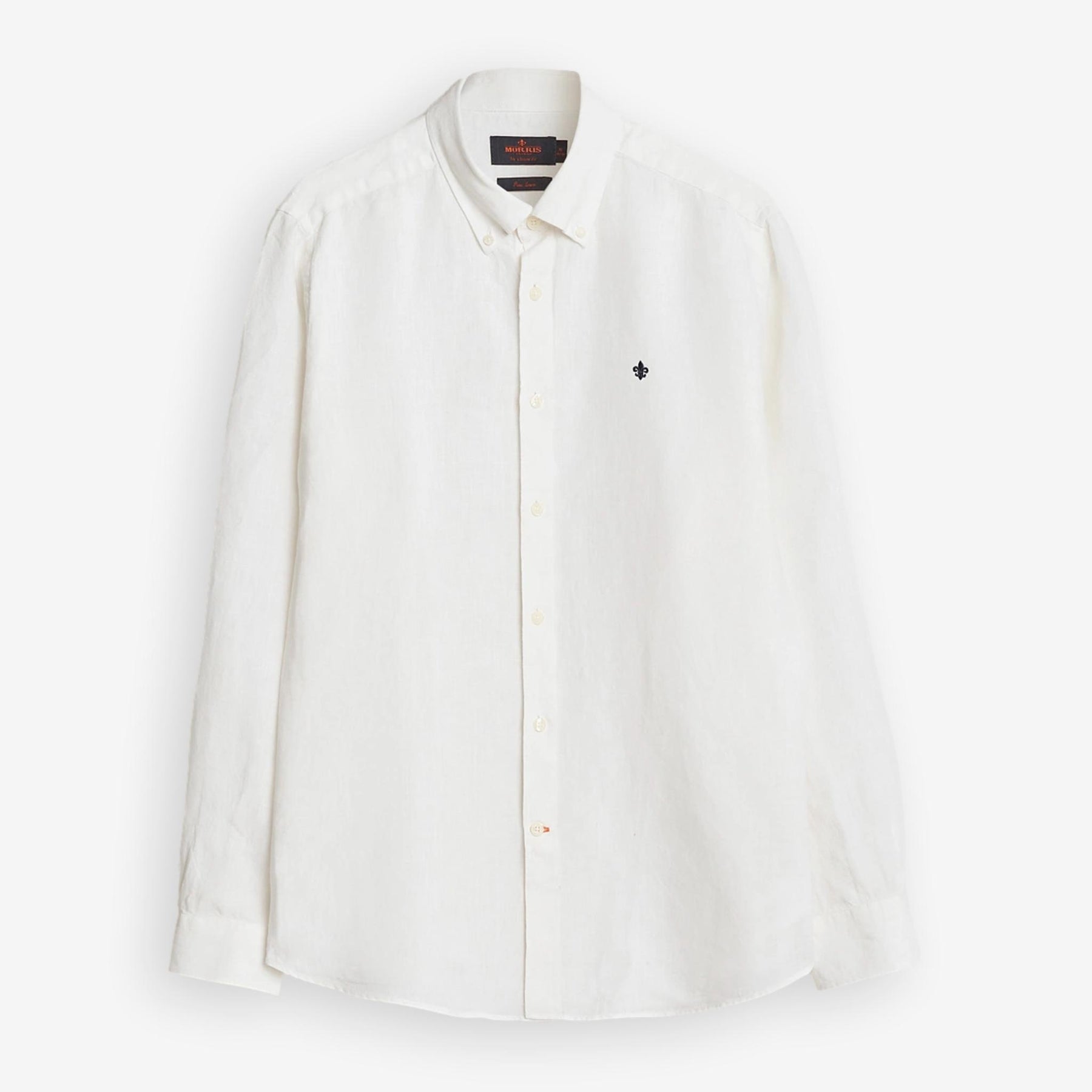 Douglas Linen Shirt Offwhite