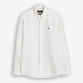 Douglas Linen Shirt White