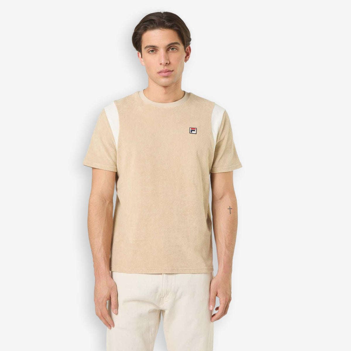 Empoli Cotton Terry T-Shirt Beige