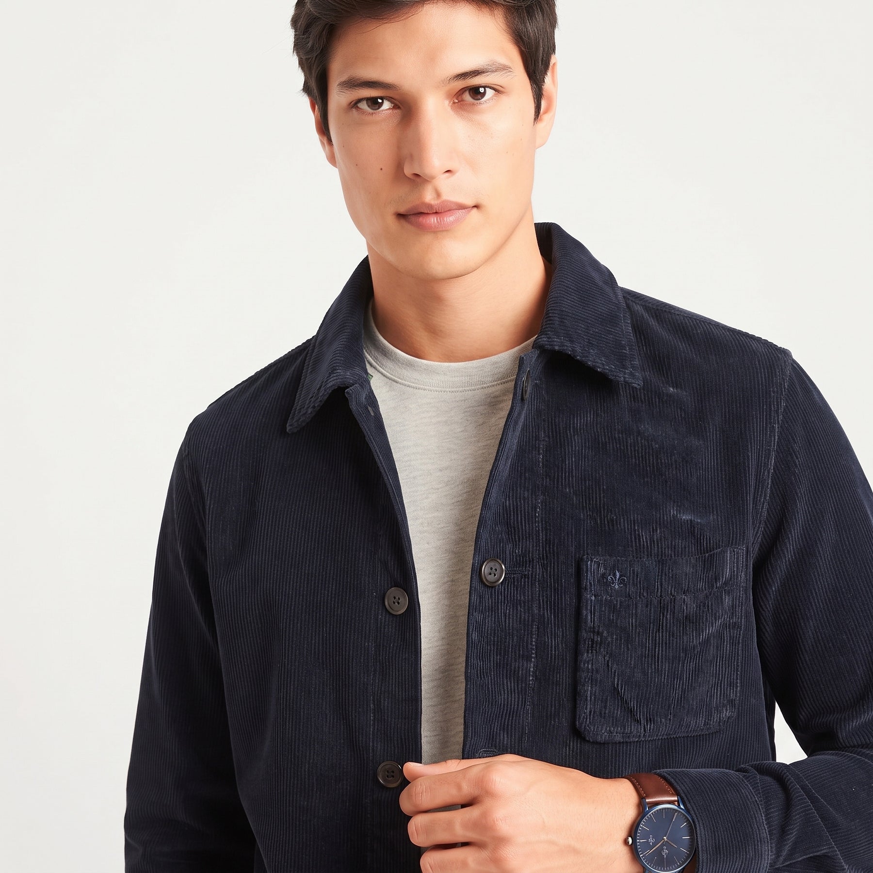Fenix Cord Shirt Jacket Navy