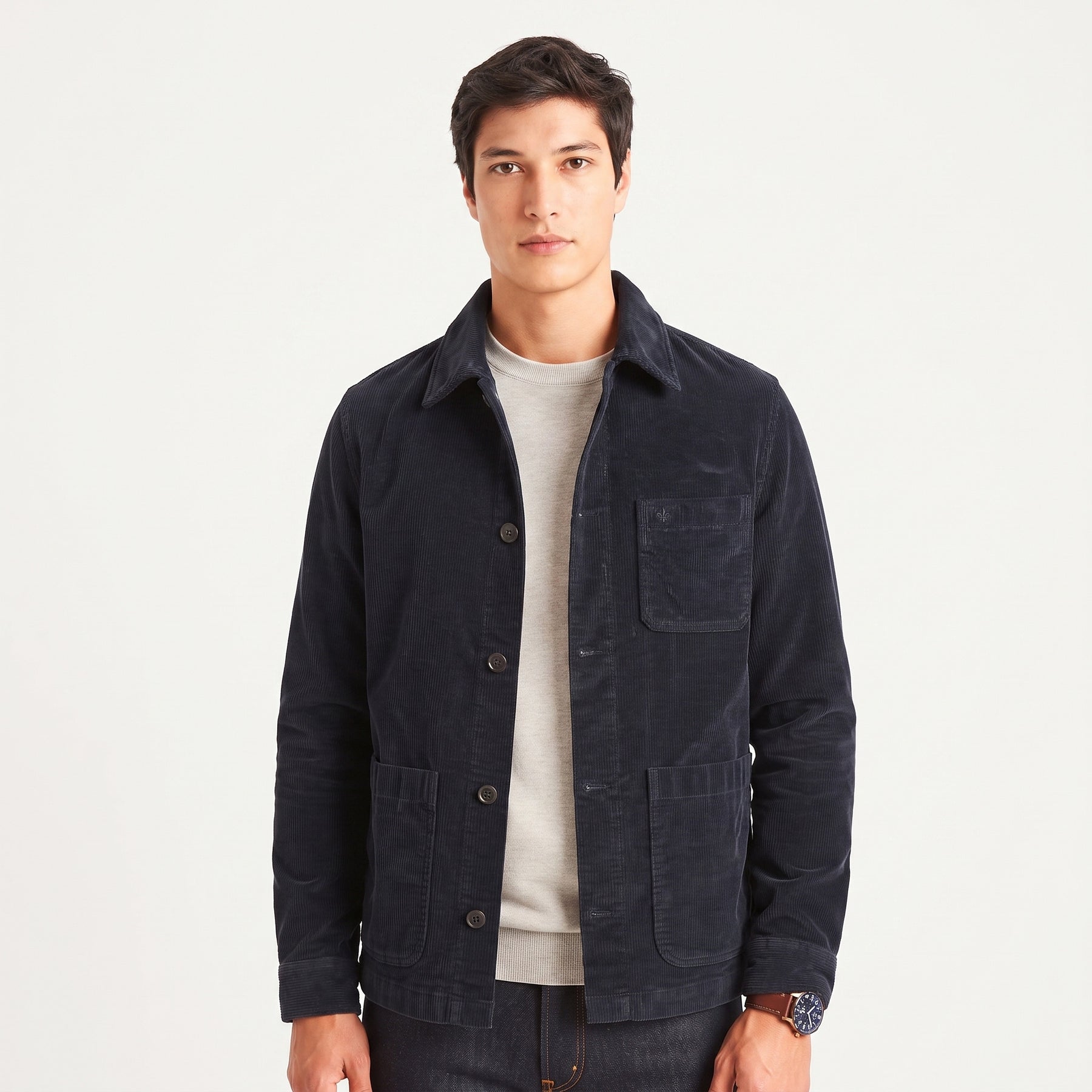 Fenix Cord Shirt Jacket Navy