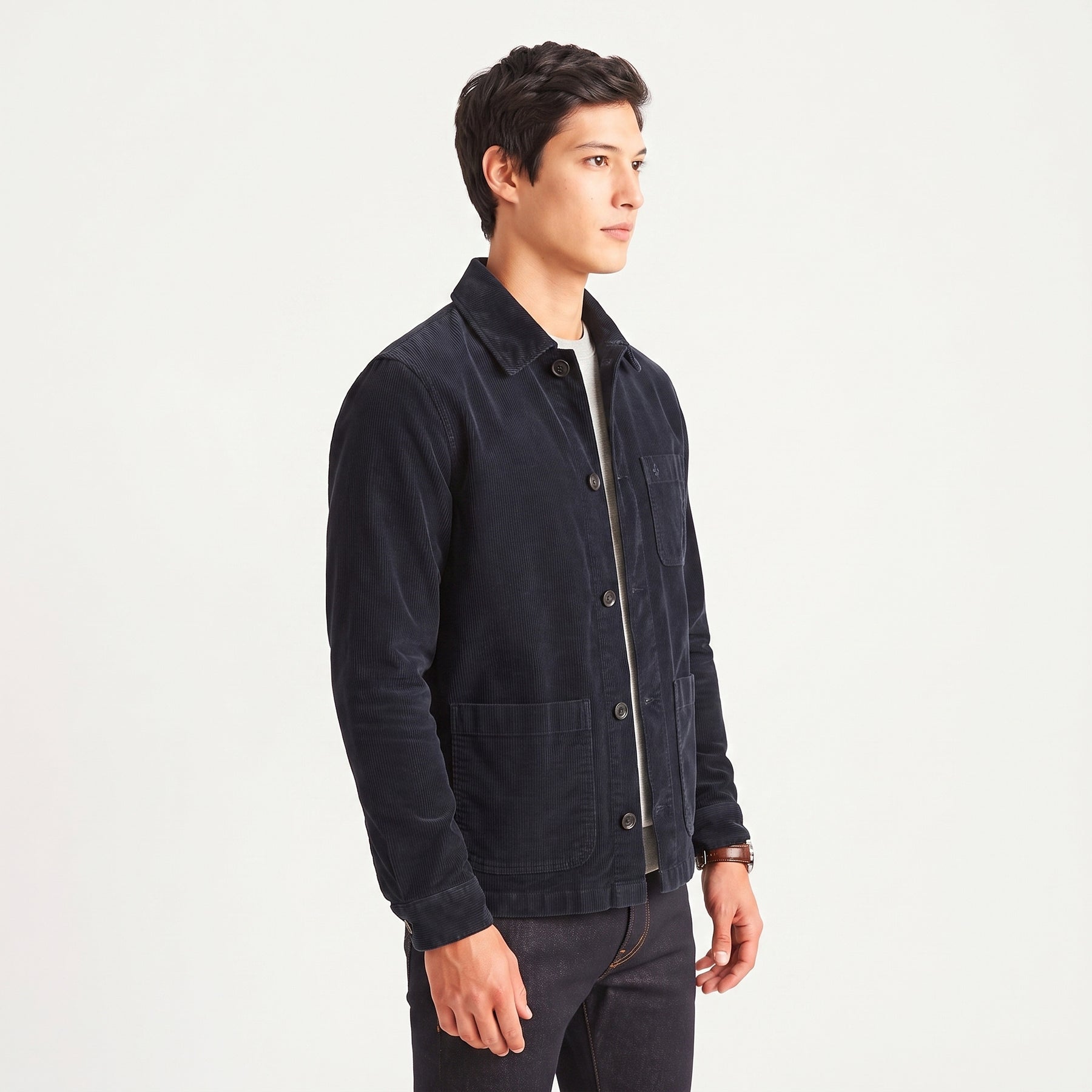 Fenix Cord Shirt Jacket Navy
