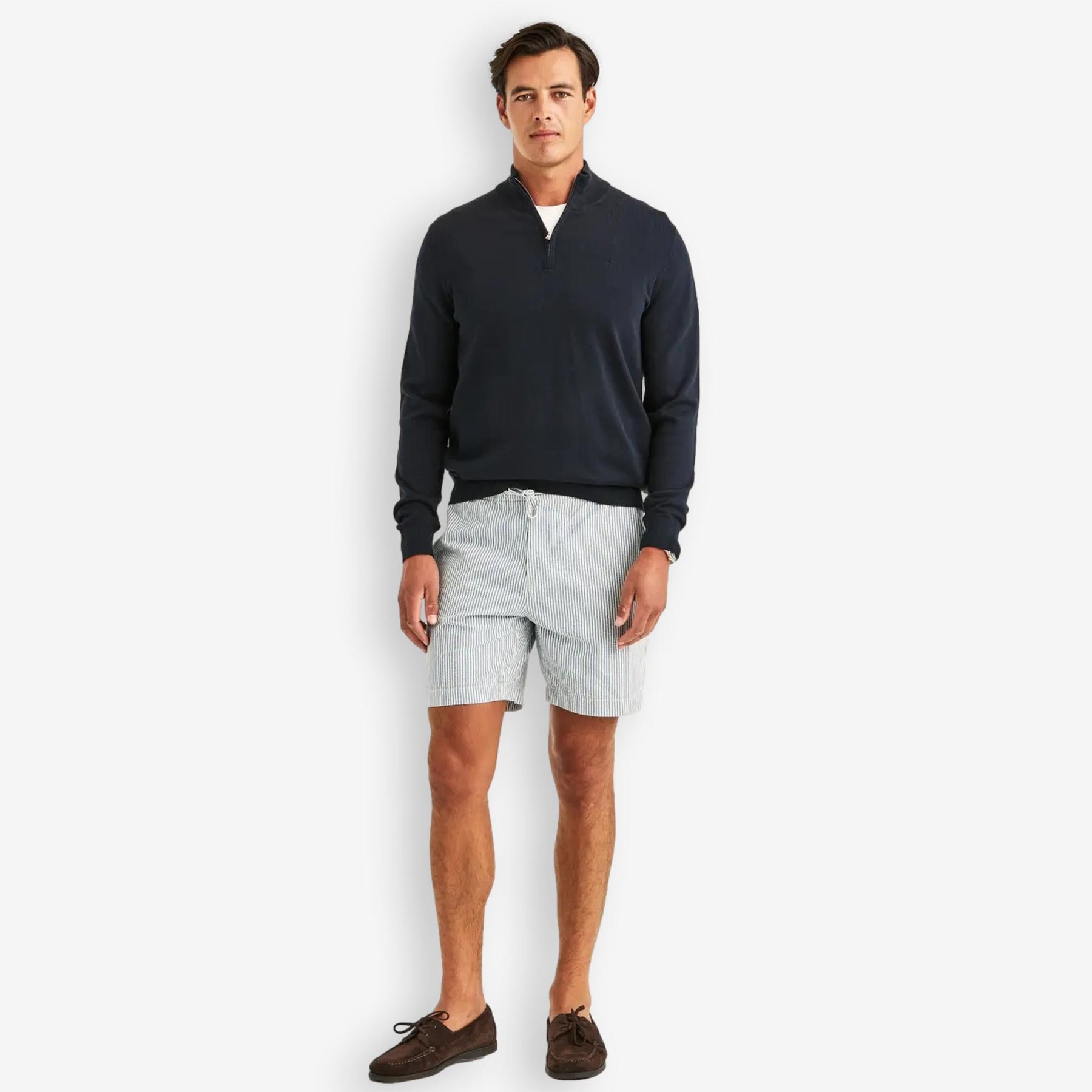 Fenix Seersucker Shorts Blue