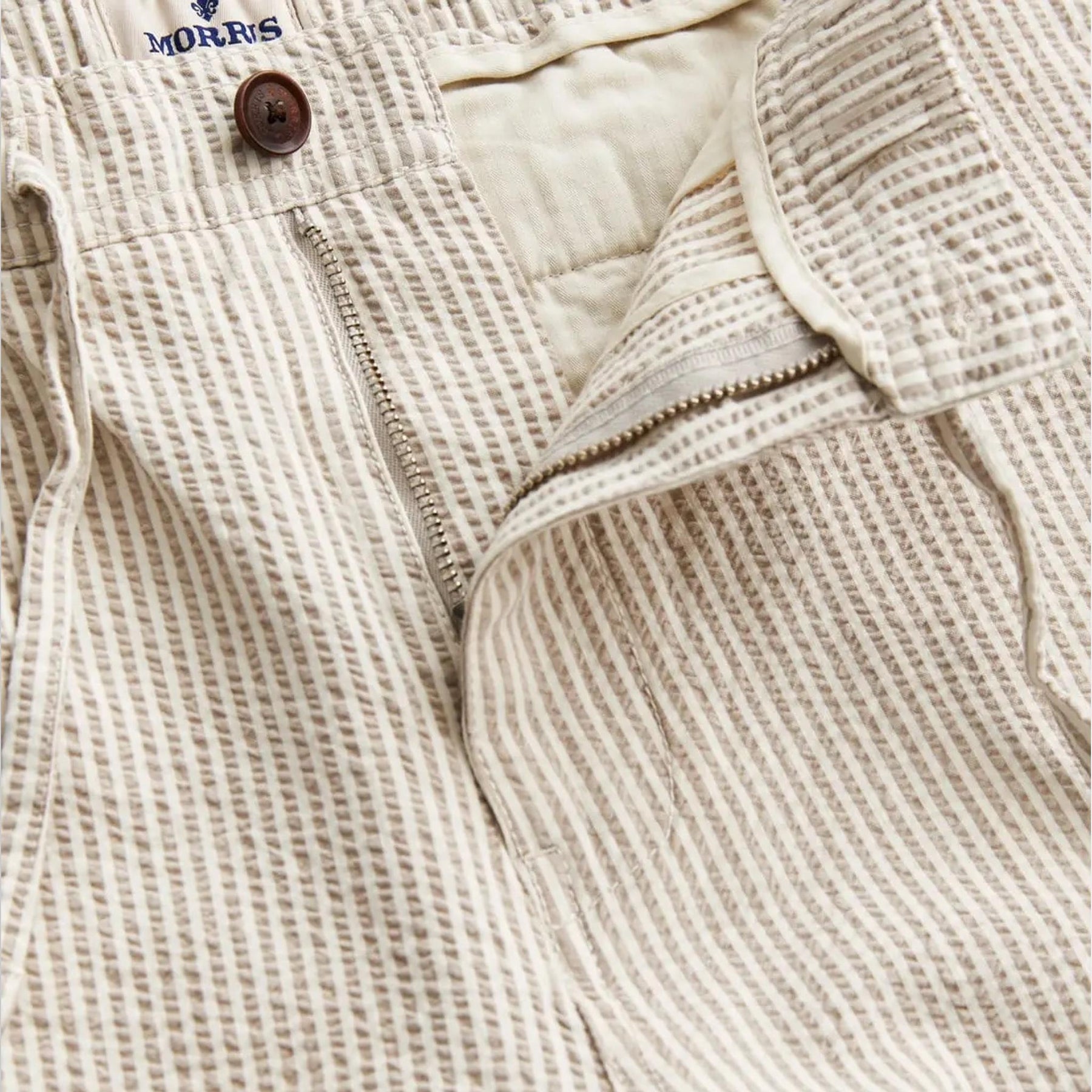 Fenix Seersucker Shorts Khaki