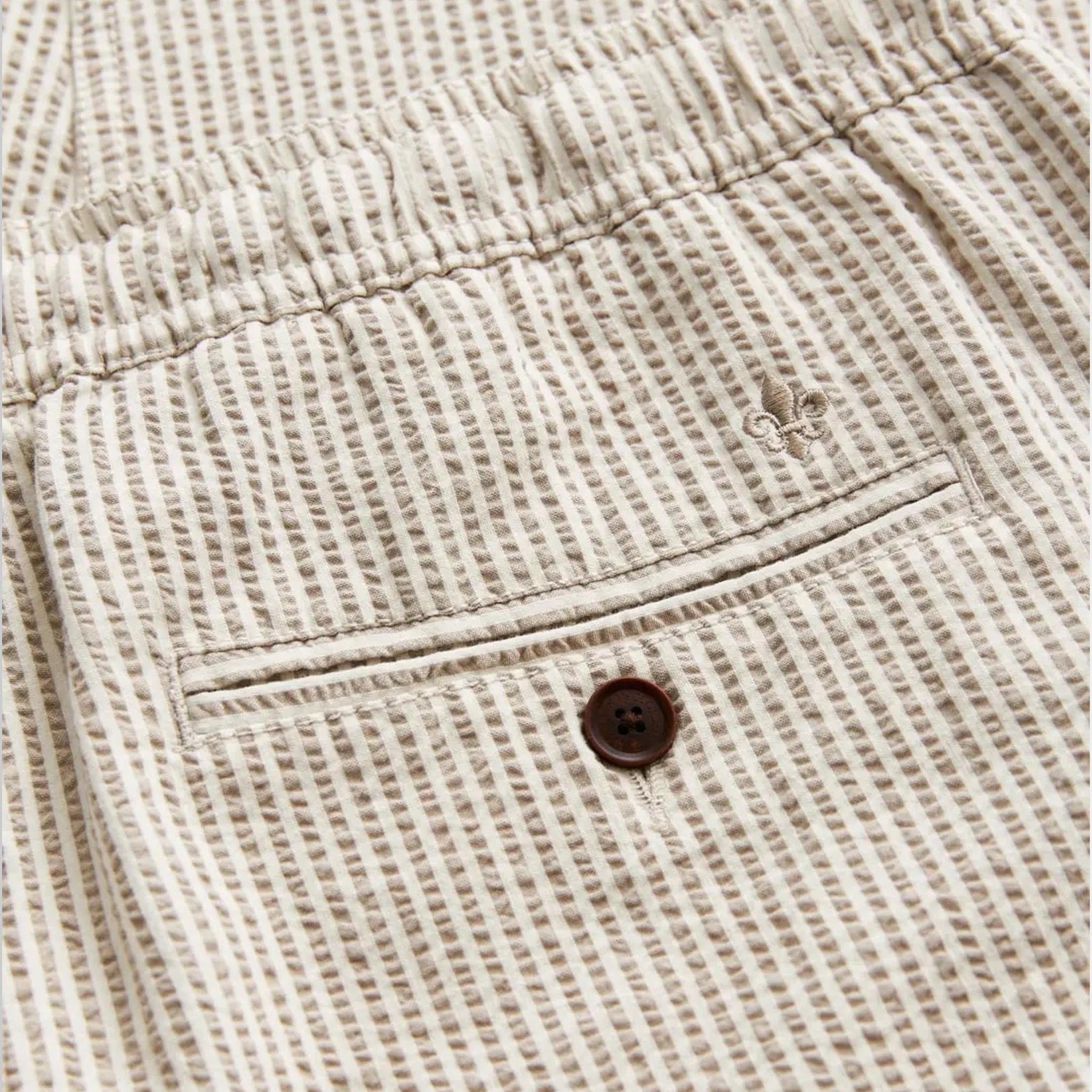 Fenix Seersucker Shorts Khaki