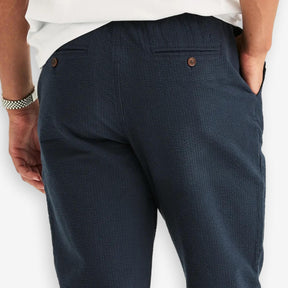 Fenix Seersucker Trouser Blue