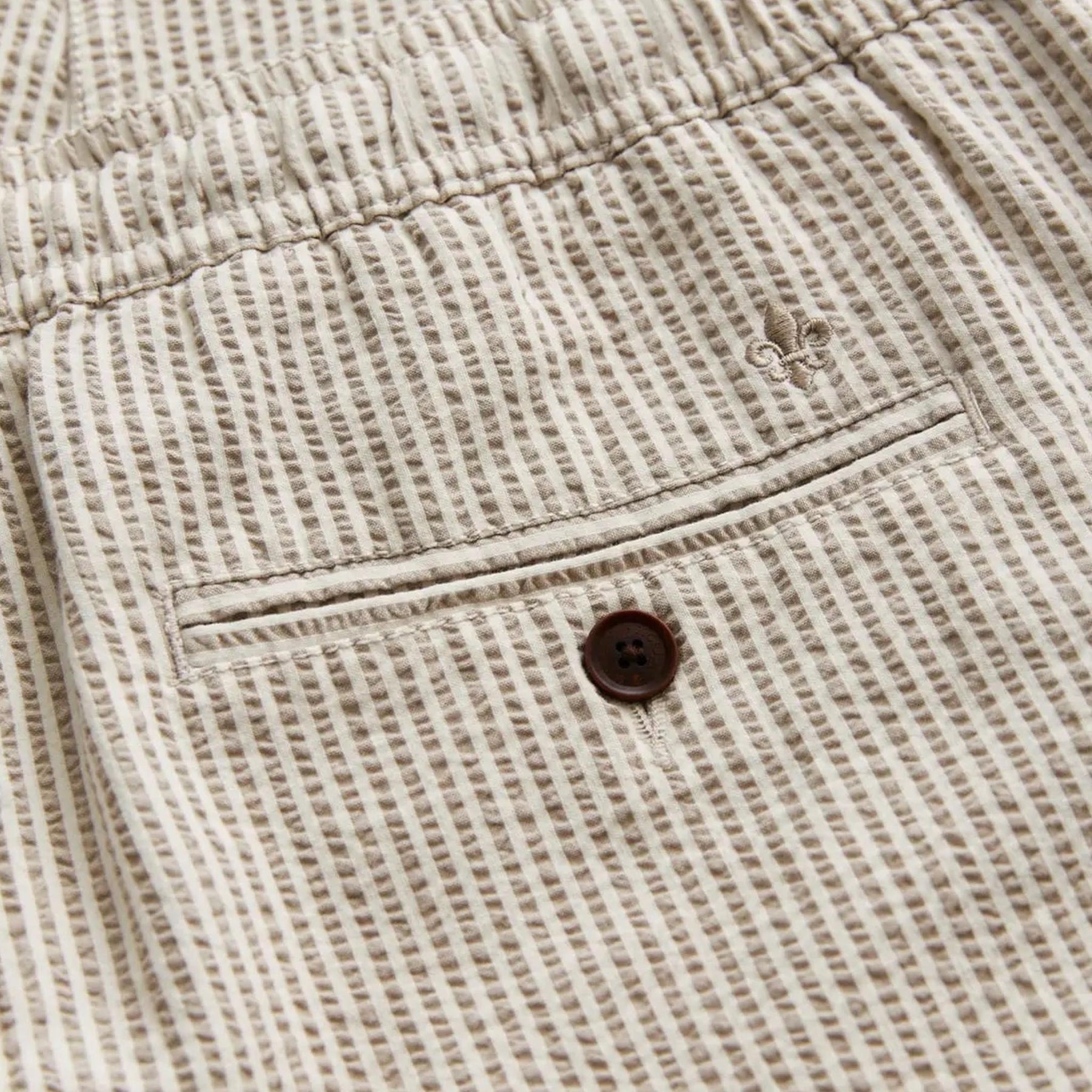 Fenix Seersucker Trouser Khaki