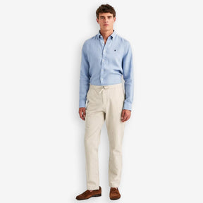 Fenix Seersucker Trouser Khaki