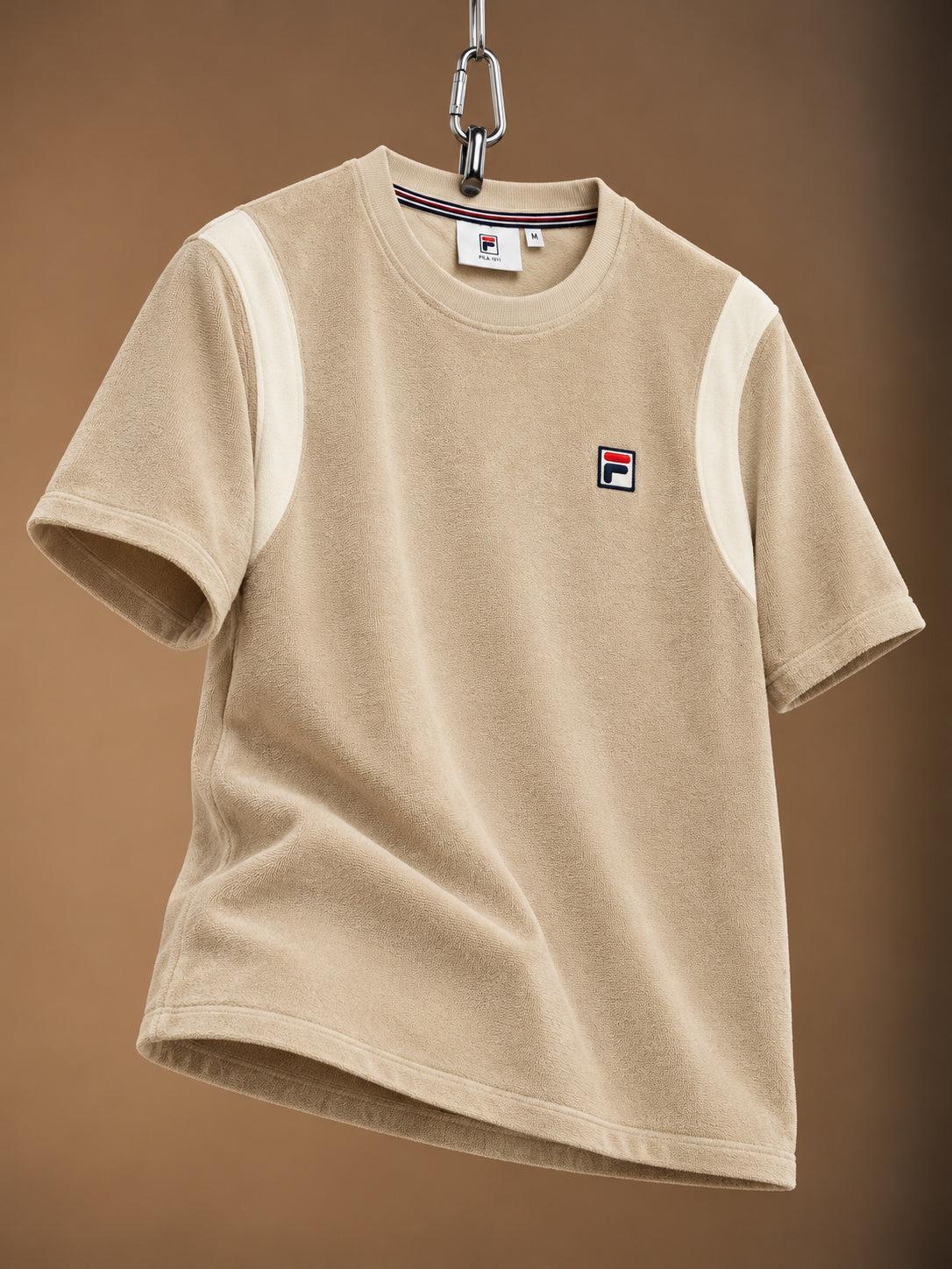 Empoli Cotton Terry T-Shirt Beige