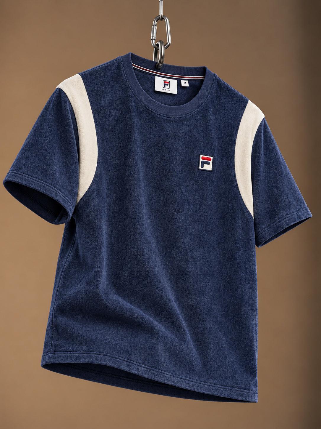 Empoli Cotton Terry T-Shirt Blue