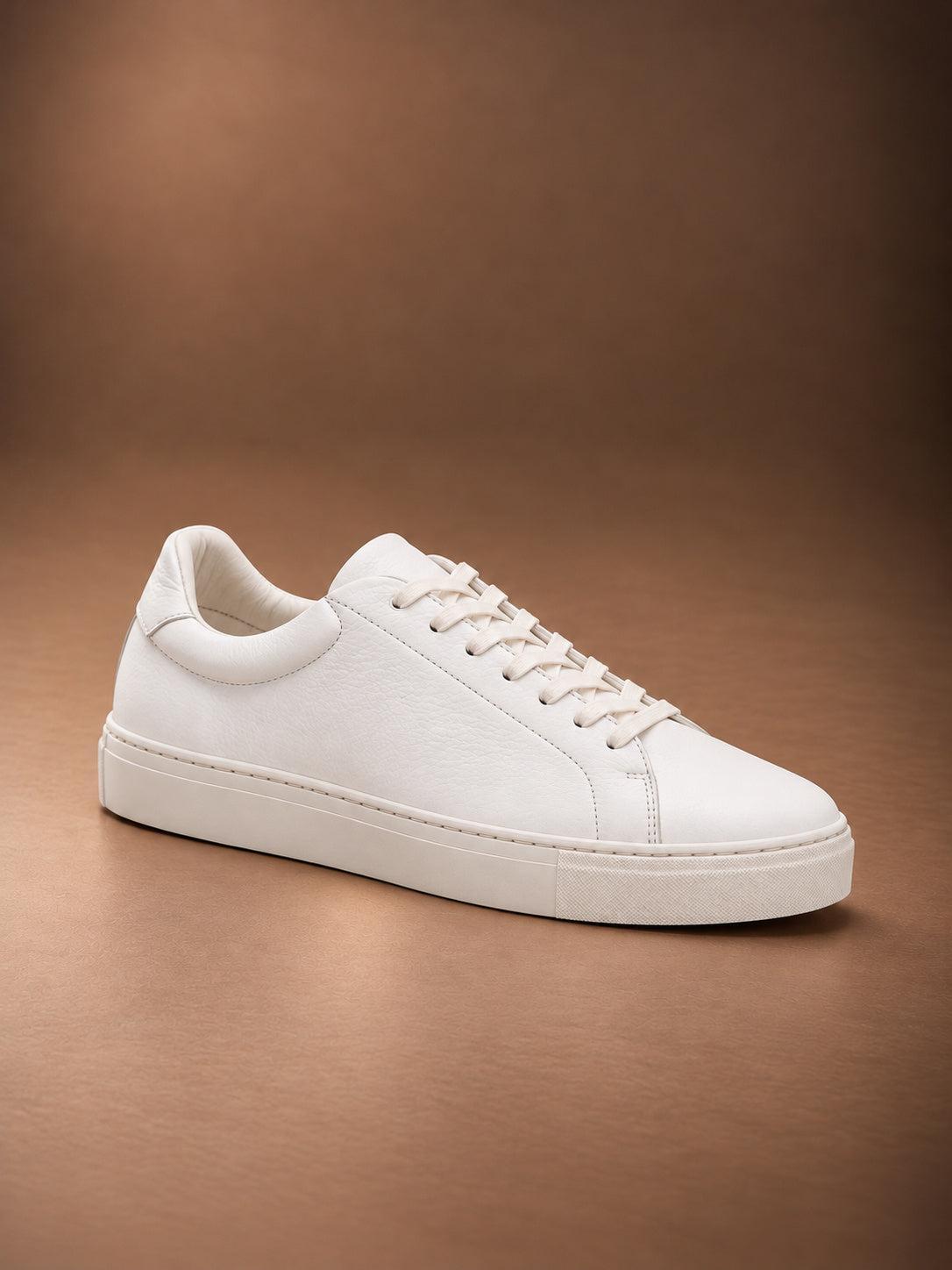 Sneaker 1 Leather Seta White