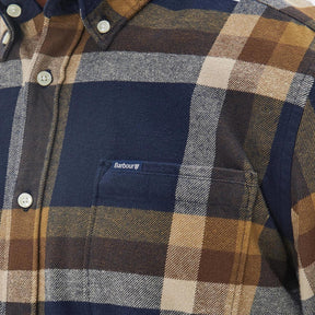 Folley Tailored Checked Shirt Navy-Barbour-Phrase