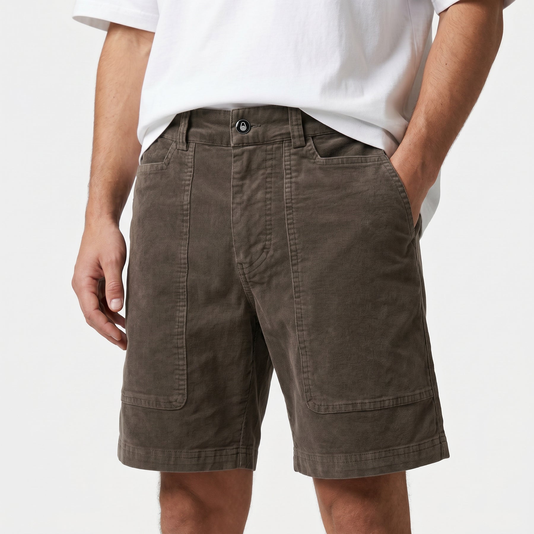 Grinder Corduroy Shorts Green