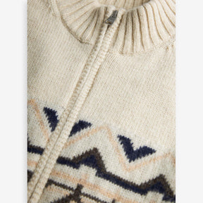 Hadley Zip Cardigan Offwhite