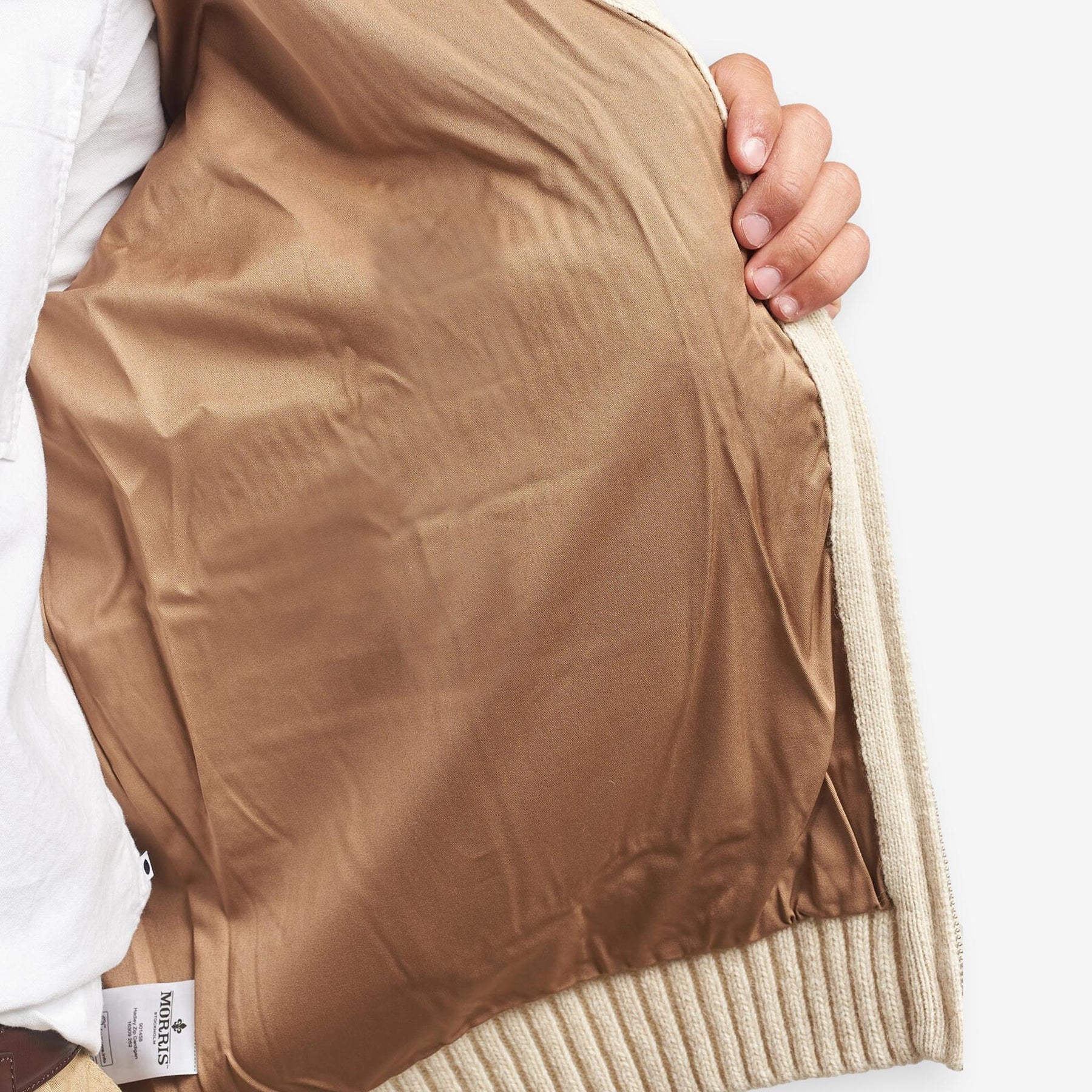 Hadley Zip Cardigan Offwhite