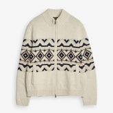 Hadley Zip Cardigan Offwhite