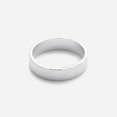 Hammered Band Silver Ring-Ringer-Seal Jewelry-Phrase