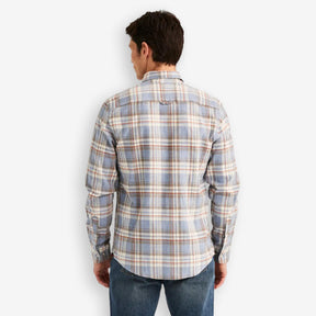 Happy Flannel Check Shirt Blue