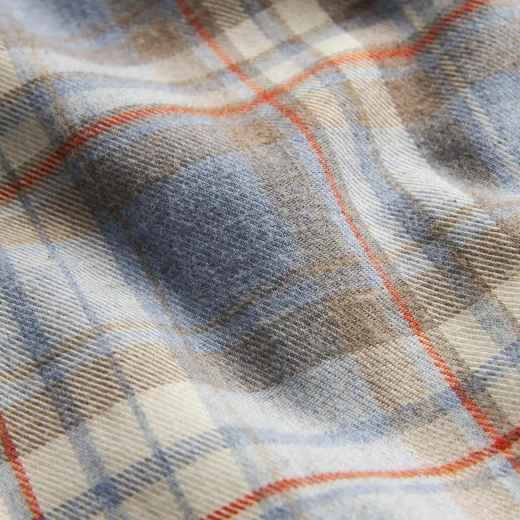 Happy Flannel Check Shirt Blue