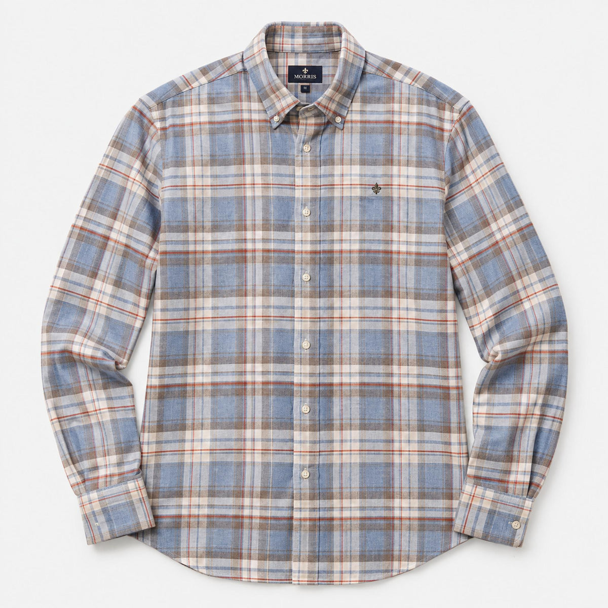 Happy Flannel Check Shirt Blue