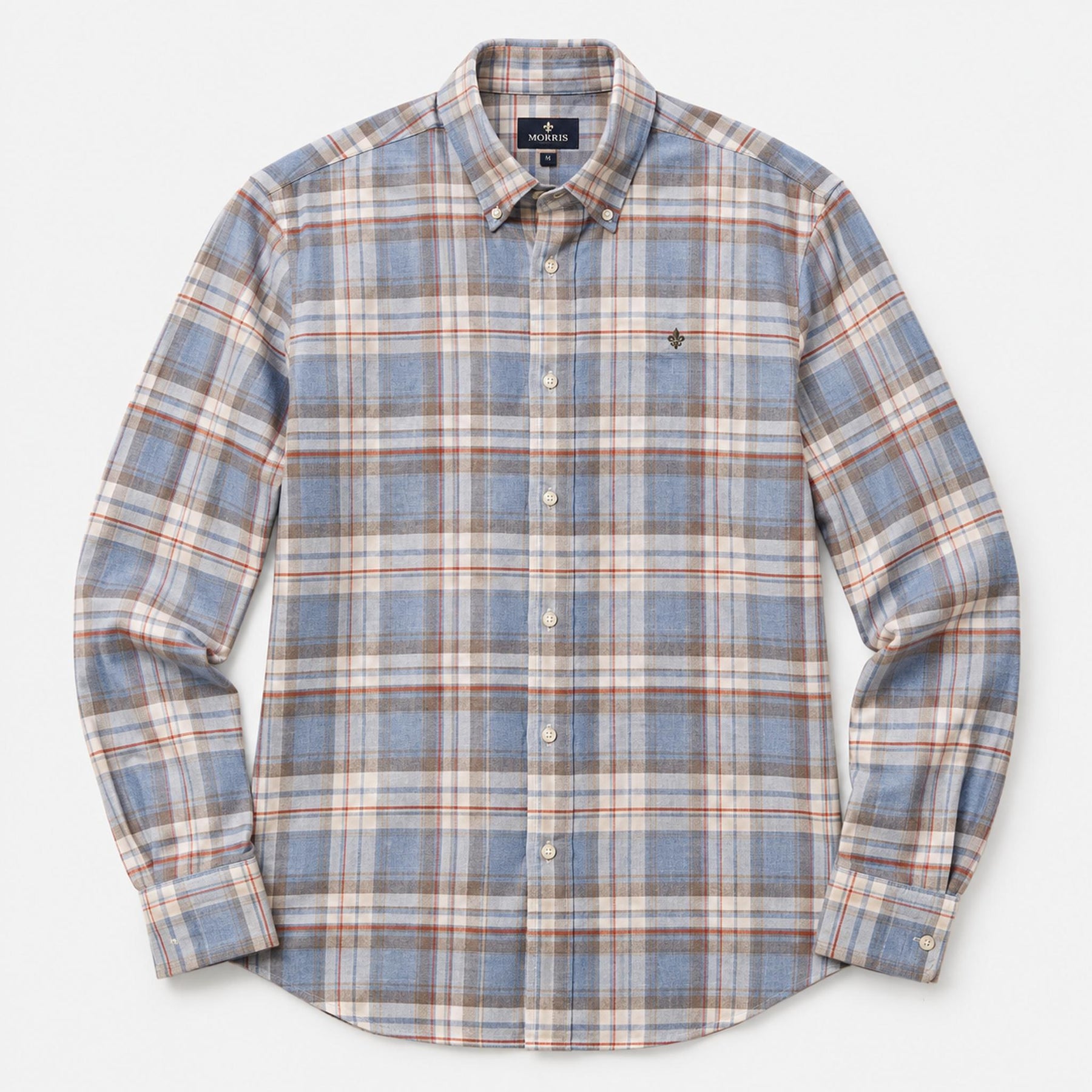 Happy Flannel Check Shirt Blue